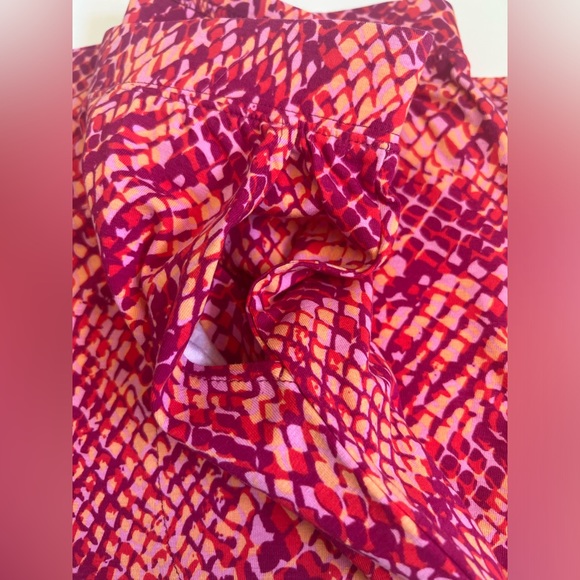 NWOT D&Co Beach Women’s Pink & Orange Tone Pull On Pants SZ XXS🩷 - Picture 6 of 11